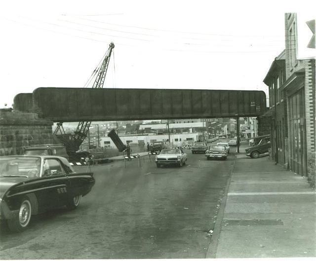 Main Street, Pittston - looking north. Columbus Ave is on the right