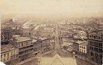 1887 Public Square looking from the top of the old Luzerne County Courthouse down East Market Street towards the Heights